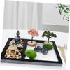 NAMOARLY Zen Garden Kit Decorative Sandbox for Home and Office Resin Art Piece Buddha Figure Miniature Meditation Decor for Desk Relaxation and Mindfulness view 4