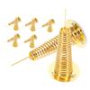 Hemobllo 12pcs Wool Felt Doll Display Stands Shaking Base Adjustable Crochet Doll Holder Portable Support Stand for Craft Projects and Decorations view 1