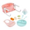 LullaBaby - Doll Clip On Table Seat - 14-inch Baby Doll Accessories - Bib & Pretend Food - Imaginative Play - Toy for Kids 2 Years + view 1