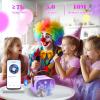 Kids Karaoke Machine for Kids Frozen Toys for Girl Gift, Mini Karaoke Machine With 2 Wireless Microphones Ages 3,4,5,6,7,8,9,10,11,12+ Year, Microphone for Kids Christmas or Birthday Toy Gift (Purple) view 2