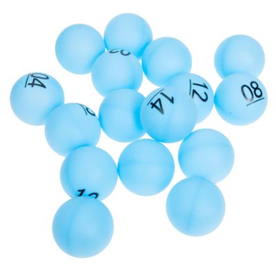 GETAJGHSD 16pcs Seamless Lottery Balls for Entertainment Numbered Plastic Raffle Balls for Parties and Games for Bingo and Activity Drawings