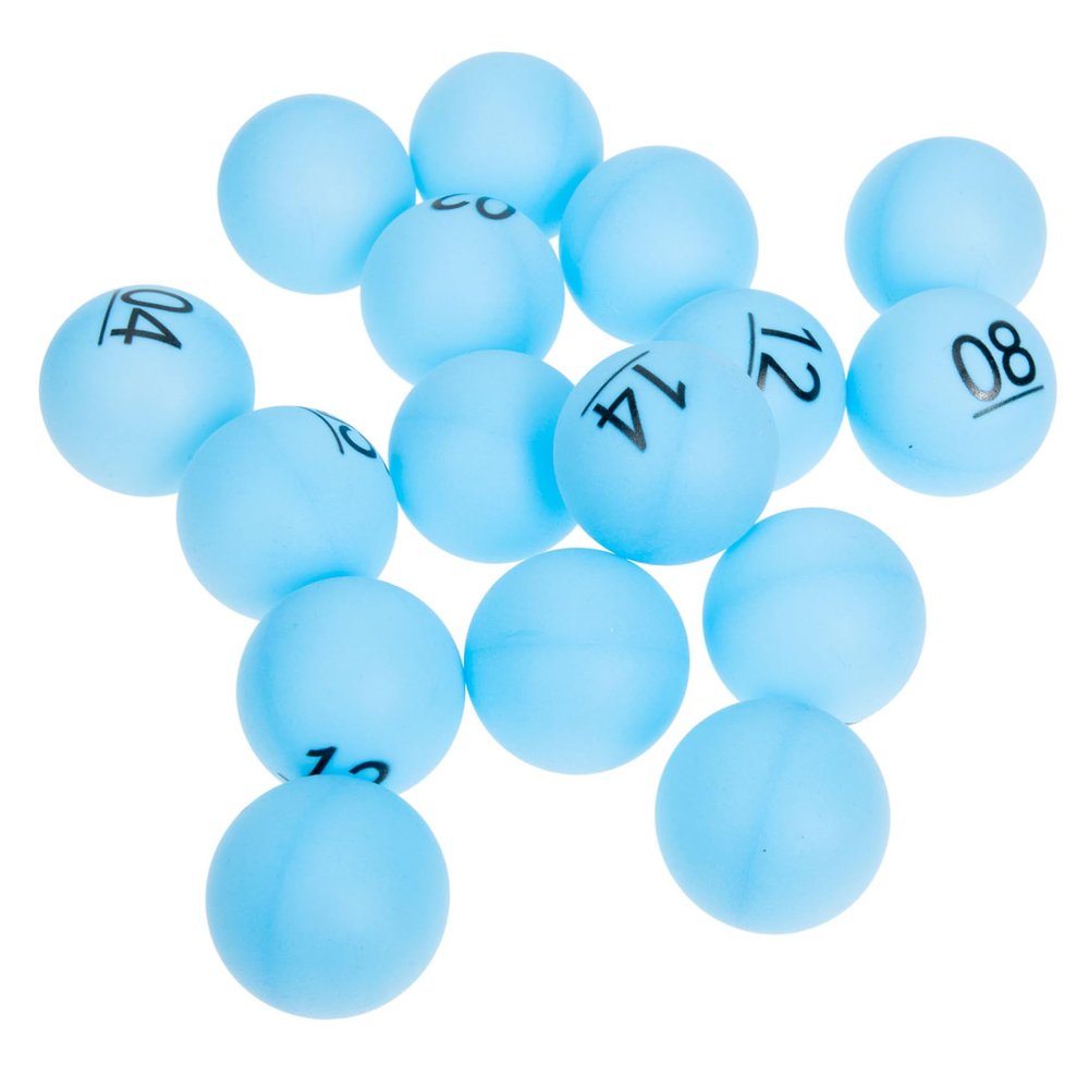 GETAJGHSD 16pcs Seamless Lottery Balls for Entertainment Numbered Plastic Raffle Balls for Parties and Games for Bingo and Activity Drawings