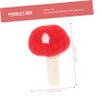 ARTSEWPLY 6Pcs DIY Felt Mushroom Decor Creative Hair Band Accessories for Safe Material Fun Crafting with Friends for Headdresses Hair Pins view 2