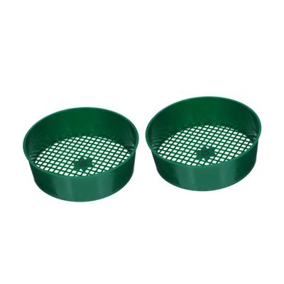 JOINPAYA 2Pcs Multi Use Garden Soil Sifter Durable Sifting Tool for Efficient Planting Soil Filtration for Gardening and Beach Play