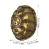 FUNOMOCYA Turtle Figurine Decor Zinc Alloy Turtle Shell Craft Handicraft Decoration for Women Divination Game view 2