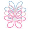 ABOOFAN Woven Flower Wall Decor 3 Pcs Macrame Floral Hanging Boho Room Decoration for Girls Bedroom Soft Cotton Rope for Nursery and Home Decor view 1