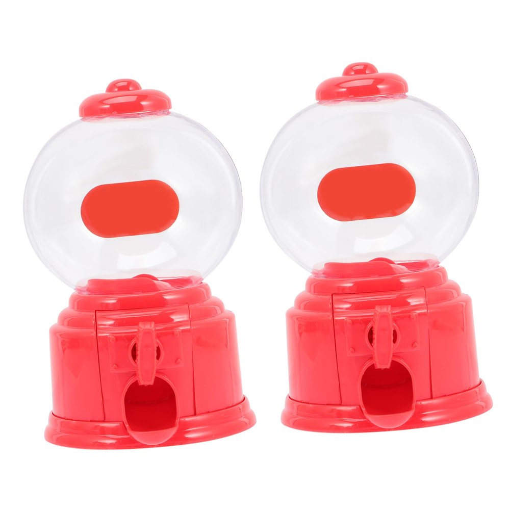 Cabilock Mini Gumball Machine Bank Candy Dispenser Cute Automatic Vending Machine for Kids Sturdy Plastic for Birthday Parties and Classroom Rewards