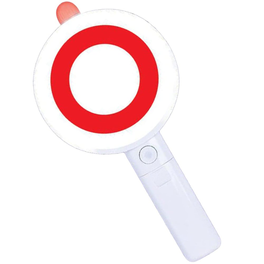 Zerodeko Handheld Prompt Sign Board for Interactive Games Double-Sided Plastic Board Sound Game Paddles for Parties and Events 1 Piece