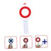 Zerodeko Handheld Prompt Sign Board for Interactive Games Double-Sided Plastic Board Sound Game Paddles for Parties and Events 1 Piece view 3