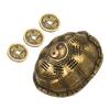 Chinese Divination Turtle Shell Figurine 1 Set Decorative Alloy Tortoise Ornament Wealth Craft for Home Decor and Fortune-Telling view 1