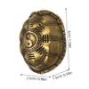 Chinese Divination Turtle Shell Figurine 1 Set Decorative Alloy Tortoise Ornament Wealth Craft for Home Decor and Fortune-Telling view 2