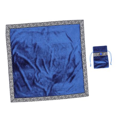 Cabilock Tarot Cards Pouch Divination Tablecloth Velvet Tarot Card Holder Bag for Fortune Telling Counseling and Astrological Sessions