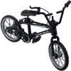 Yxinjy Black 1/18 Finger Bike Action Figure Toy,Mini Finger Mountain Bike Model Art Crafts Desktop Decor view 1