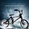 Yxinjy Black 1/18 Finger Bike Action Figure Toy,Mini Finger Mountain Bike Model Art Crafts Desktop Decor view 4