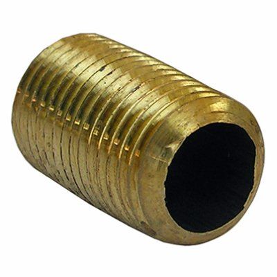 0.25 Close Brass Nipple