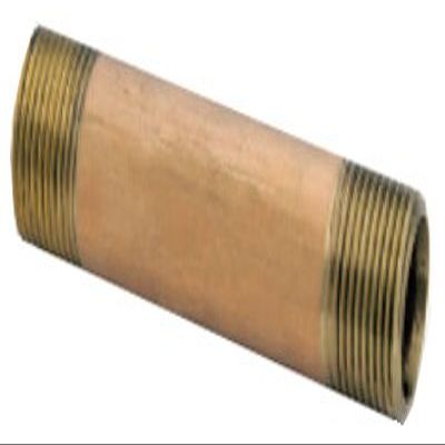 58300-0815 0.5 x 1.5 in. Red Brass Nipple, Pack of 5
