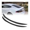 1Pc Cars Rear Wing Spoiler Tail Trunk Lip Molding Trim Car Tuning Accessories Replacement Compatible For Tesla Model 3 2017-2023(Type B) view 2