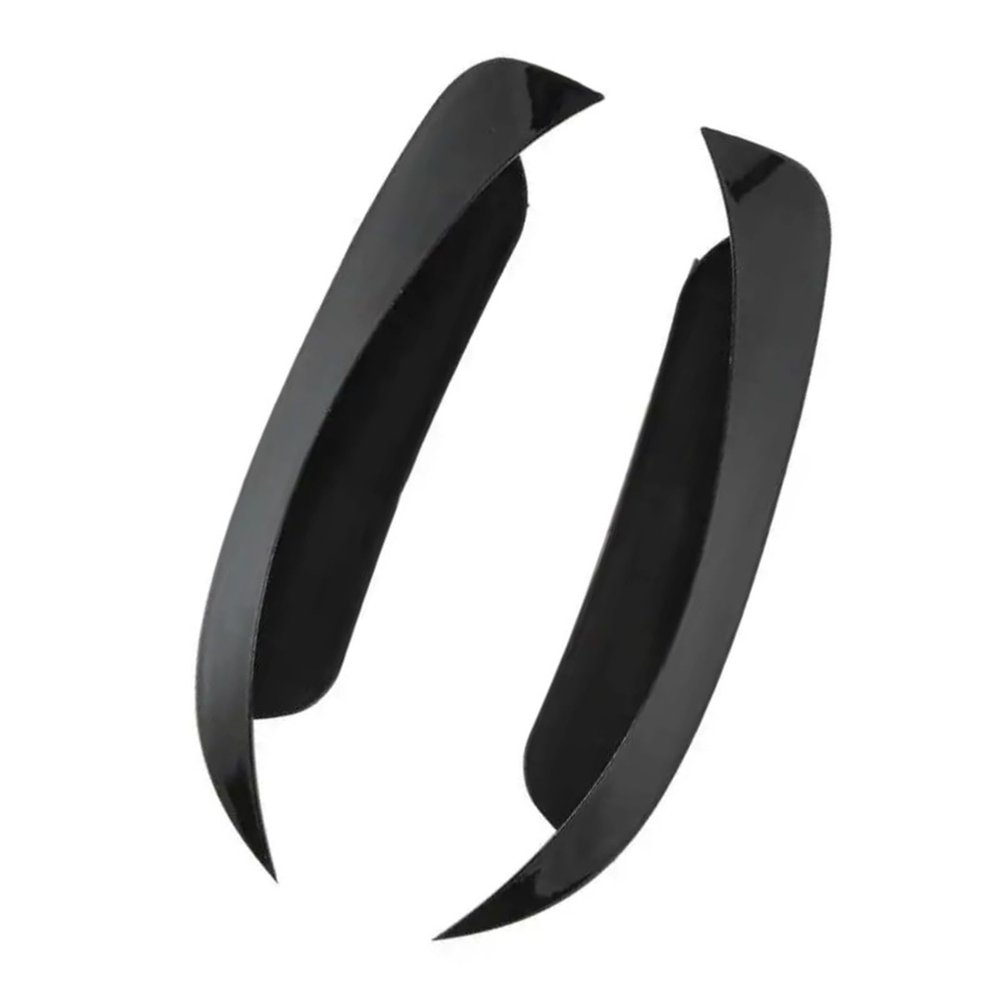 2pcs Glossy Black Rear Bumper Spoiler Fins Compatible For GLA Class X156 GLA200 260 GLA45 AMGLine 20132019