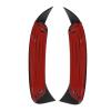 2pcs Glossy Black Rear Bumper Spoiler Fins Compatible For GLA Class X156 GLA200 260 GLA45 AMGLine 20132019 view 4