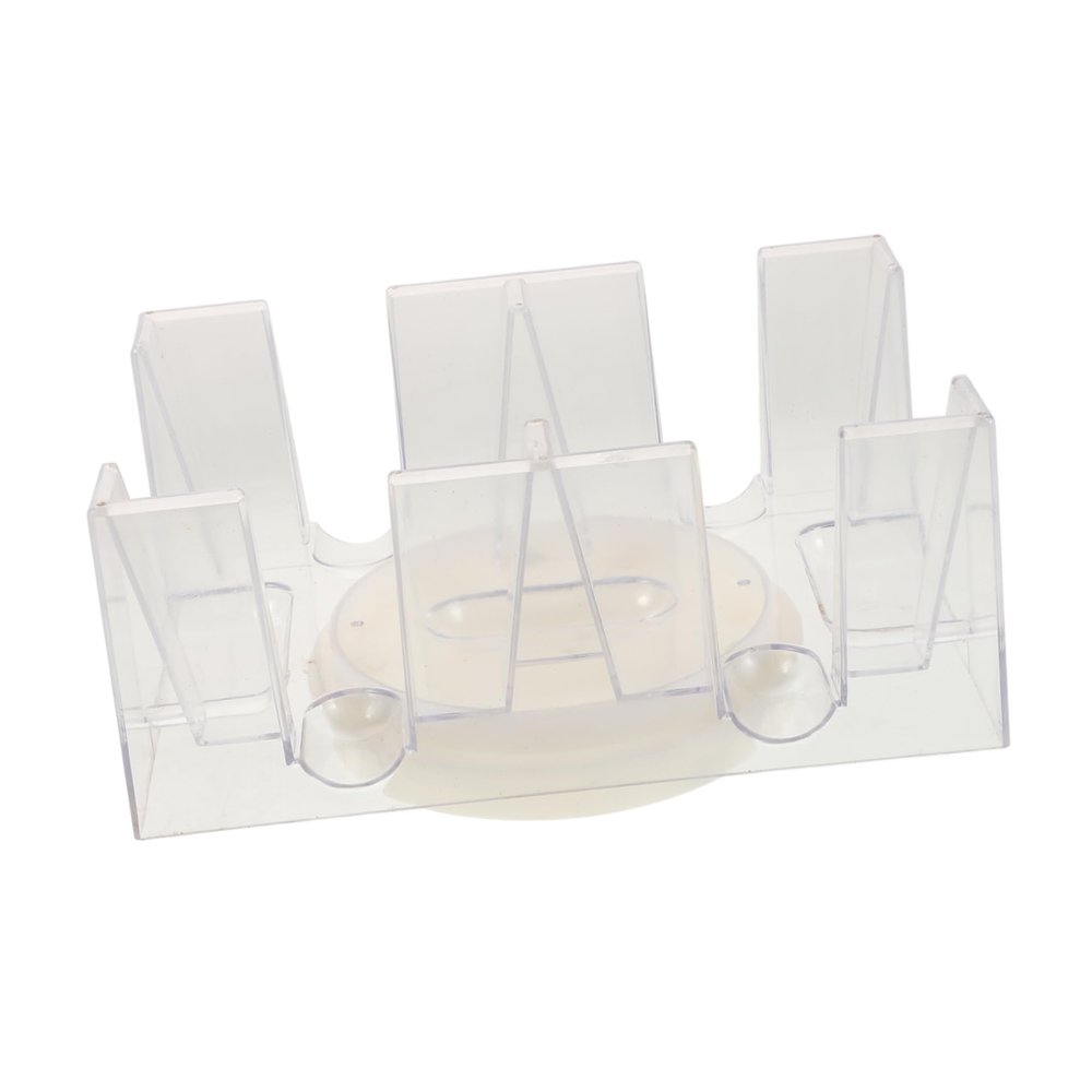 GARIOUANS Revolving Playing Card Holder Stand Rotating Tray for Decks of Poker and Sturdy Design with Non Slip Base Accessory for Home Games