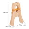 DIYEAH 5pcs Wooden Play Clips for Building Natural Craft Clips for Creative Playhouses for Kindergarten and Home Use for Silk and Blanket Structures view 2