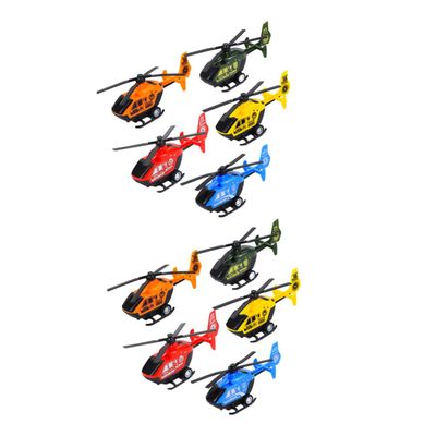 BESPORTBLE 10Pcs Helicopter for Fun Flying Plane Playthings Colors for Indoor Great Birthday