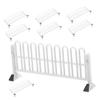 FELTECHELECTR 8PCS Miniature Traffic Roadblocks Set for Boys and Girls Realistic Role Play Traffic Signs and Fence Models for Creative Projects view 1