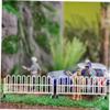 FELTECHELECTR 8PCS Miniature Traffic Roadblocks Set for Boys and Girls Realistic Role Play Traffic Signs and Fence Models for Creative Projects view 2