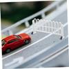 FELTECHELECTR 8PCS Miniature Traffic Roadblocks Set for Boys and Girls Realistic Role Play Traffic Signs and Fence Models for Creative Projects view 3