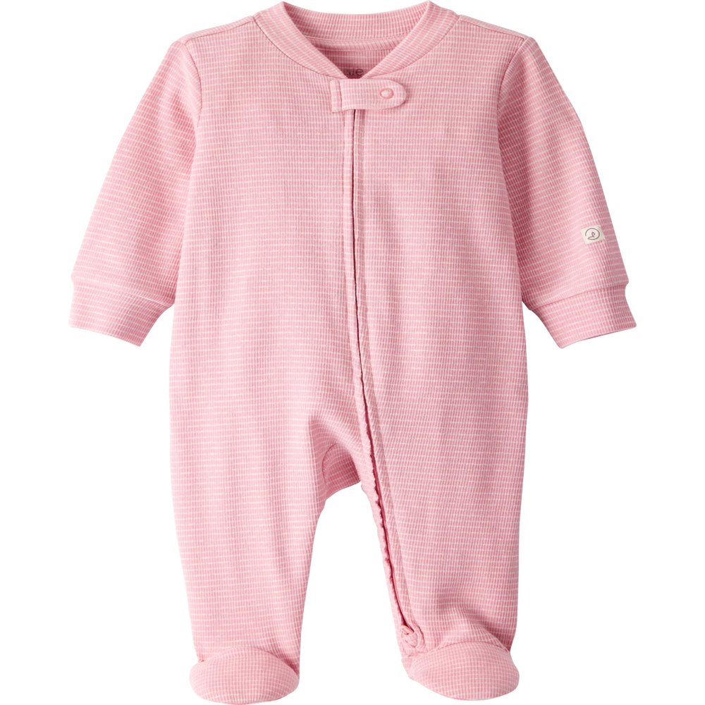 little planet by carter's Girl Sleep and Play made with Organic Cotton, Pink Stripe, 3M