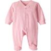 little planet by carter's Girl Sleep and Play made with Organic Cotton, Pink Stripe, 3M view 1
