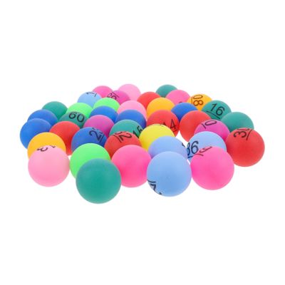Milisten 40Pcs Colorful Bingo Prize Balls Numbered Plastic Balls for Raffle Games Party Decorations and Carnival Fun Balls for Events and Gatherings