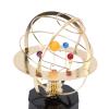 TOPINCN Golden Solar System Model Rotate for Relaxation Premium Iron Plastic Gifts Choice Educational Toy for Home Office Ornament Solar System Model Decoration view 4