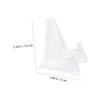 ABOOFAN 25Pcs Transparent Display Stand Easel Rack for Collectible Medals Holders Stable Structure for Display view 3