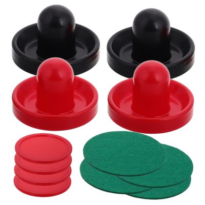 FOYTOKI Official Air Hockey Game and Pucks Ice Hockey Tabletop Replacement Parts for Boys and Girls Adults Compact Portable