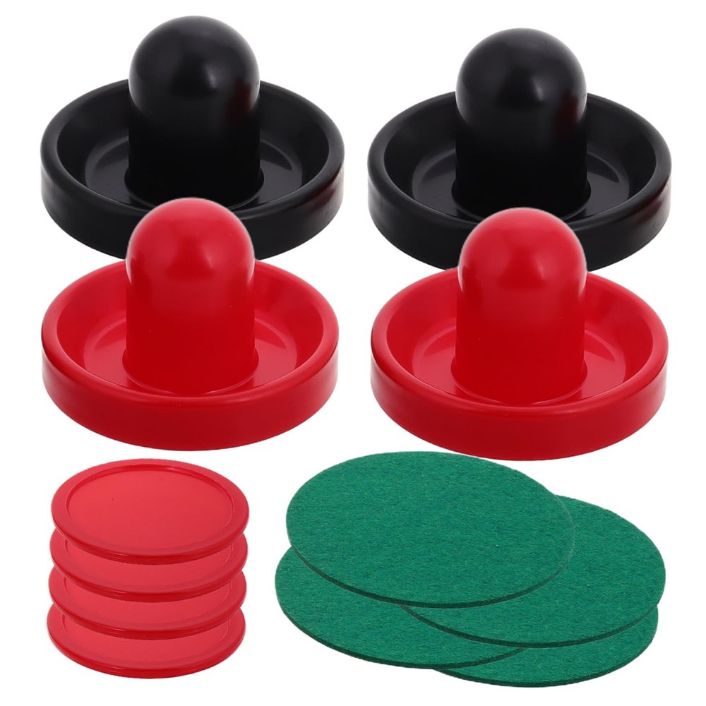 FOYTOKI Official Air Hockey Game and Pucks Ice Hockey Tabletop Replacement Parts for Boys and Girls Adults Compact Portable