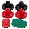 FOYTOKI Official Air Hockey Game and Pucks Ice Hockey Tabletop Replacement Parts for Boys and Girls Adults Compact Portable view 1
