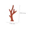 SMASOLO 100Pcs Flocking Deer Antlers Hair Accessories for Headdress DIY Decor Realistic Antler Design for Festivals Parties Crafts Durable Easy to Use view 4