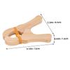 DIYEAH 5pcs Wooden Game Clips for Natural Construction for Montessori Building Games Playground Activities Durable Quilt Clamps for Interactive Play view 2
