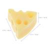 Gogogmee 50Pcs Realistic Fake Cheese Model Lifelike Resin Food Simulation for Miniature Kitchen Decorations for DIY Crafts and Unique Ideas view 2