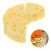 Gogogmee 50Pcs Realistic Fake Cheese Model Lifelike Resin Food Simulation for Miniature Kitchen Decorations for DIY Crafts and Unique Ideas view 4