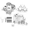 Aluminium Alloy Gear Box Shell Replacement RC Gear Box Case High Performance Durable Upgrade Part for 4 6 1/10 Scale Remote Control Cars (Silver) view 2