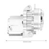Aluminium Alloy Gear Box Shell Replacement RC Gear Box Case High Performance Durable Upgrade Part for 4 6 1/10 Scale Remote Control Cars (Silver) view 3