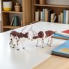 balacoo 2pcs Durable Solid Bull and Cow Models for Learning Lawn Decor for Educational Activities and Home Decorations view 3