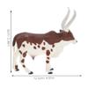 balacoo 2pcs Durable Solid Bull and Cow Models for Learning Lawn Decor for Educational Activities and Home Decorations view 4