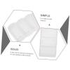 BESPORTBLE 2Pcs Portable Poker Chip Organizer Clear Multi Storage Holder for Classification Management Plastic Case for Poker Chips and Card Decks view 3