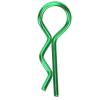 Dioche RC Car Shell Clips Gold for 1/5 1/6 /8 /10 - 10Pcs R Shape Metal Body Clips Pins Secure RC Shell with Easy Installation and Stable Color (Green) view 3