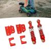 Alomejor Upgrade Your RC Car Rear RC Shock Damper, Lightweight Aluminum Alloy for MN82 LC79 MN78 1/12 (Red) view 2