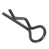 Dioche RC Car Shell Clips Gold for 1/5 1/6 /8 /10 - 10Pcs R Shape Metal Body Clips Pins Secure RC Shell with Easy Installation and Stable Color (Black) view 3