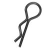 Dioche RC Car Shell Clips Gold for 1/5 1/6 /8 /10 - 10Pcs R Shape Metal Body Clips Pins Secure RC Shell with Easy Installation and Stable Color (Black) view 4